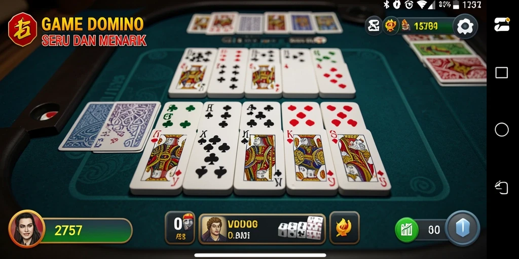 Tampilan gameplay seru di 2757, nikmati keseruan domino.