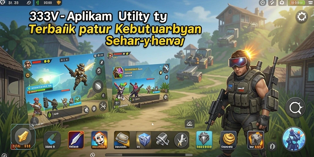 Tampilan aplikasi 333V yang modern dan intuitif.