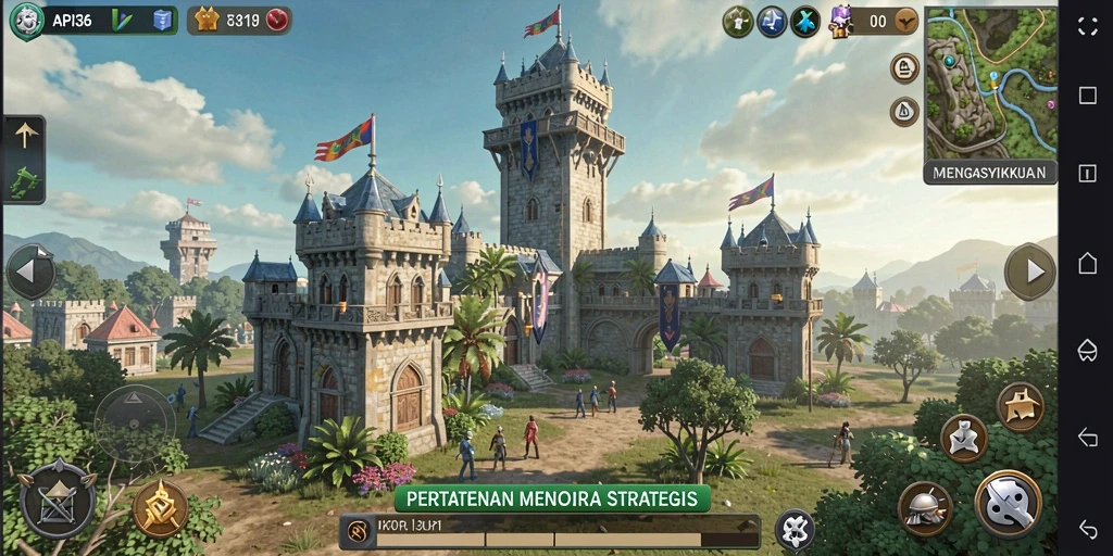 Gameplay menantang dan menarik dari API36 dalam Tower Defense.