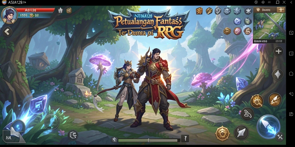 Tampilan gameplay ASIA128 yang mendebarkan dan penuh aksi RPG.