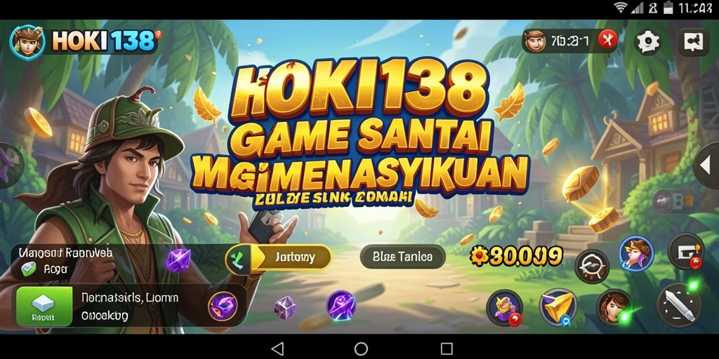 Tampilan gameplay HOKI138 yang menarik dan penuh warna.