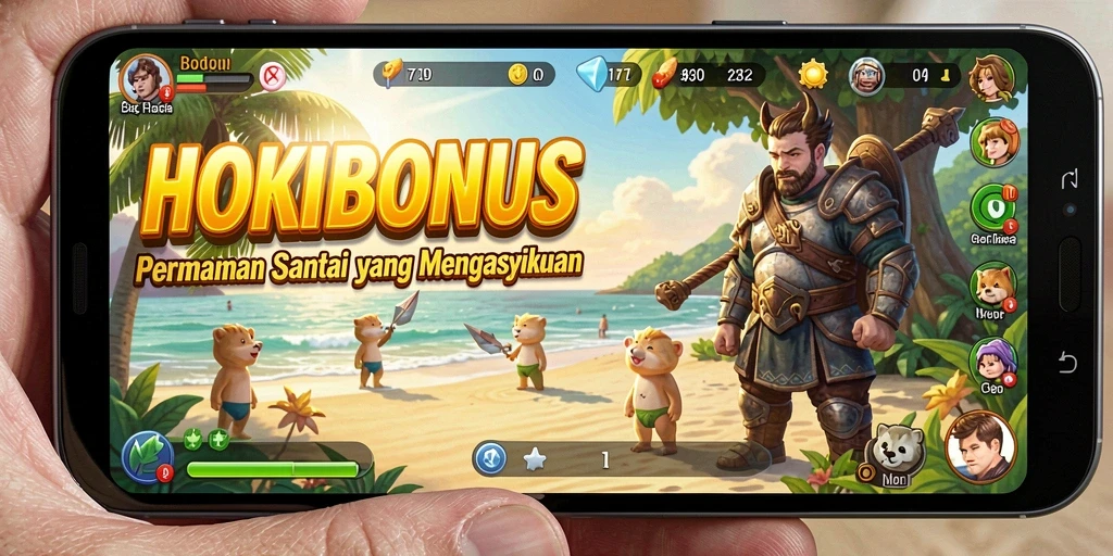 Tampilan gameplay seru di HOKIBONUS dengan tantangan menarik.