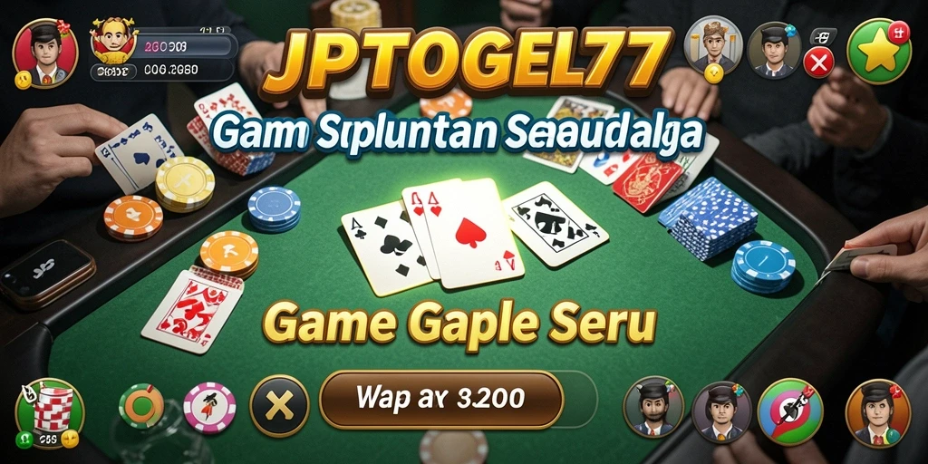 Gameplay seru Gaple di JPTOGEL77 yang bikin ketagihan.