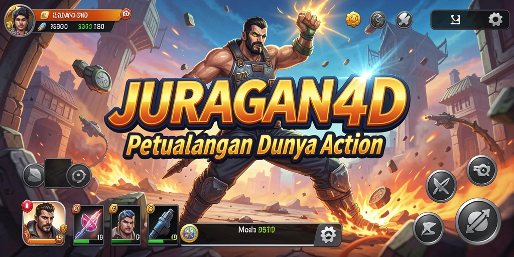 Tampilan layar dari gameplay JURAGAN4D yang penuh aksi.