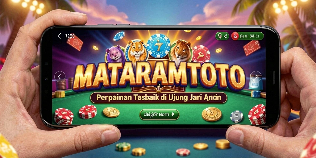 Screenshot gameplay MATARAMTOTO menampilkan suasana kasino yang memukau.