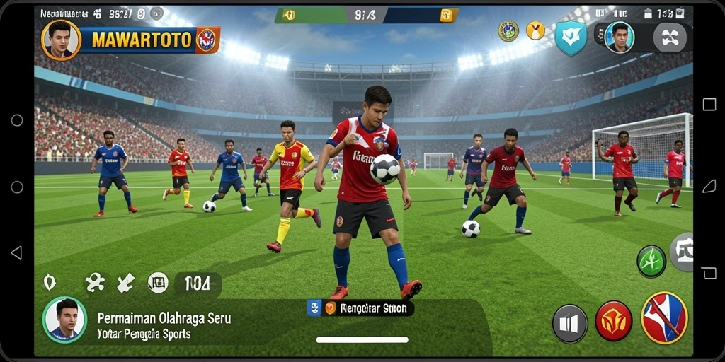 Tampilan gameplay yang mendebarkan saat memainkan MAWARTOTO.