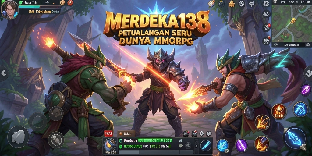 Gameplay menarik dalam dunia MMORPG yang penuh petualangan.