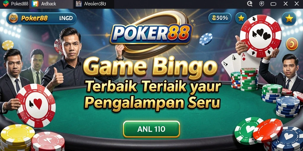 Screenshot gameplay POKER88 yang menunjukkan keseruan permainan Bingo.