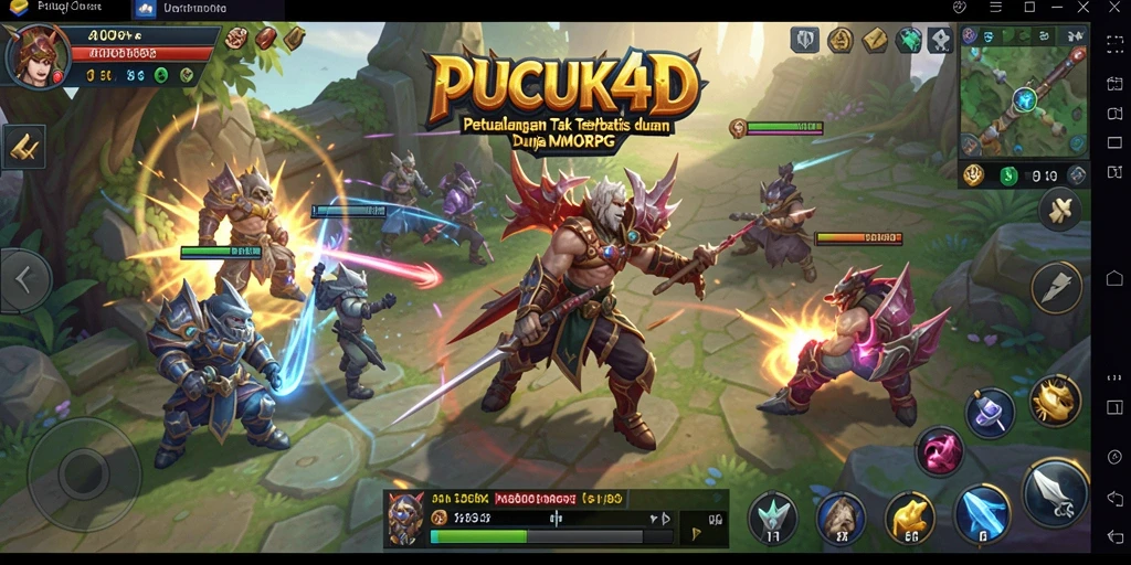 Tampilan gameplay PUCUK4D yang menakjubkan dan penuh aksi.
