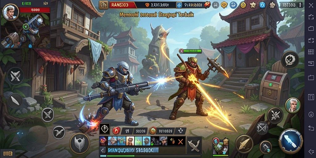 Tampilan gameplay epic RANS303 menunjukkan strategi yang menantang.