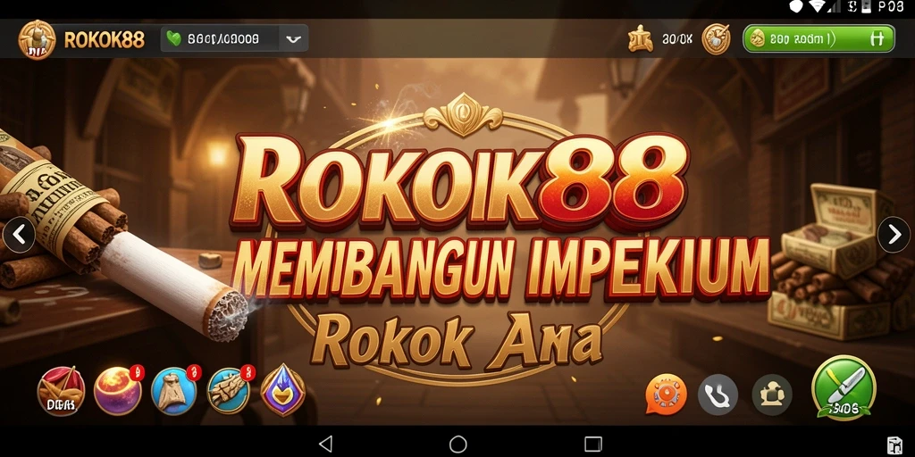 Menampilkan gameplay Tycoon yang menarik dan interaktif.