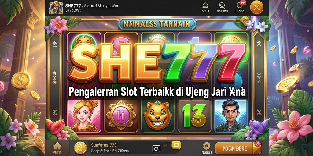Tampilan menarik dari gameplay Slot SHE777 yang seru.