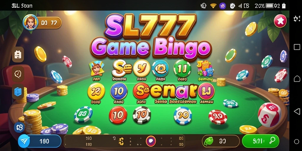 Tampilan gameplay Bingo yang menarik dan interaktif.