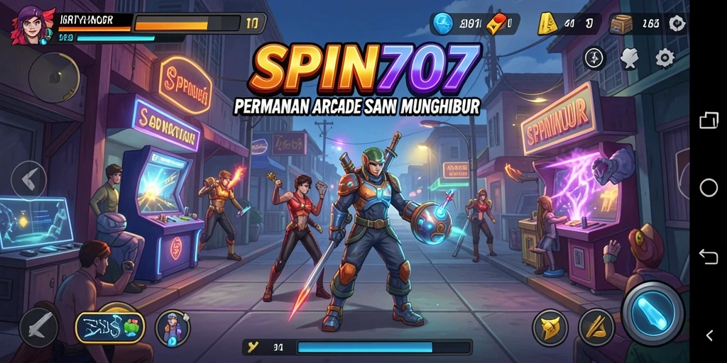 Tangkapan layar dari gameplay menarik SPIN707 dengan grafis cerah.