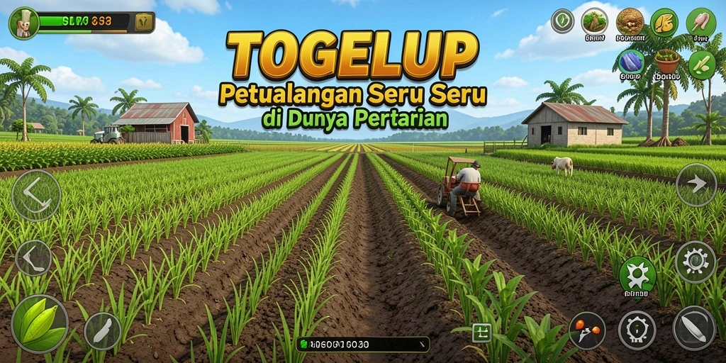 Screenshot gameplay seru TOGELUP dalam bertani.